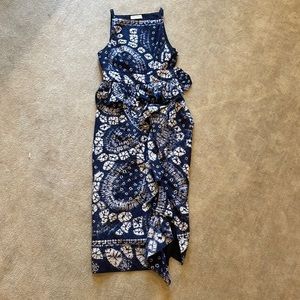 Ulla johnson tie dye midi dress